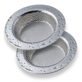 2PCS Kitchen Sink Strainer - Stainless Steel, Large Wide Rim 4.5 Diameter