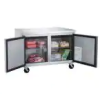 60 in. W 15.5 cu. ft. 2-Door Commercial Upright Undercounter Refrigerator