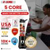 5 Core Smoothie Blender Personal Blender for Shakes and Smoothies 300W Powerful Food Processor with 20oz Portable Sports Bottle Single Blend Easy To C