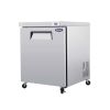 Orikool 29 IN Commercial Refrigerators, Undercounter Refrigerators 8 Cu.Ft with Smooth Casters, 1 Door, ETL Listed for Restaurants, Cafes, Bars And Pi