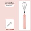 Electric Milk Frother Handheld Egg Beater Coffee Milk Drink Egg Mixer Foamer Foamer Household Kitchen Cooking Tool