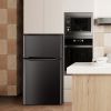 3.2 cu ft. Compact Stainless Steel Refrigerator