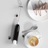 Electric Milk Frother Kitchen Drink Foamer Whisk Mixer Stirrer Coffee Cappuccino Creamer Whisk Frothy Blend Whisker Egg Beater