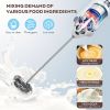 One Set Of Milk Frother Handheld USB-Rechargeable With 2pcs Stainless Whisk Heads; 3-Speed Adjustable Handheld Milk Frother For Cappuccinos; Hot Choco